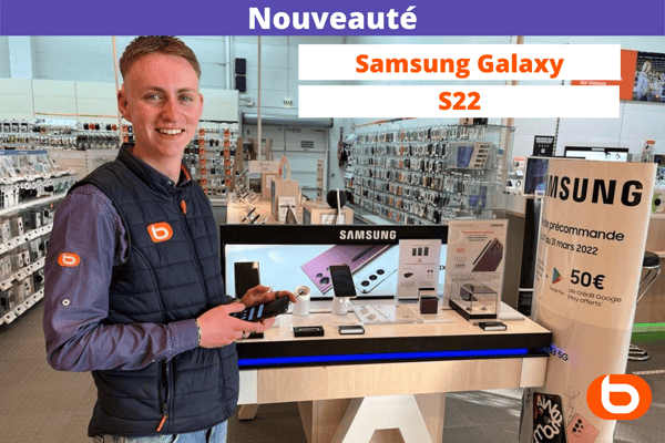Tanguy vous fait découvrir le nouveau Samsung Galaxy S22