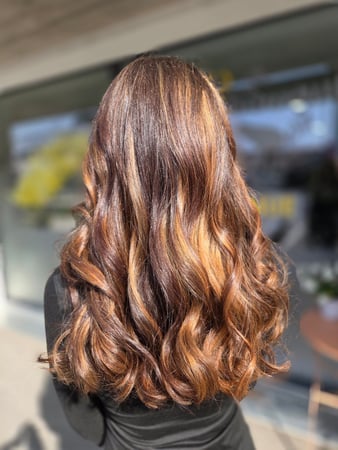 Balayage miel/doré