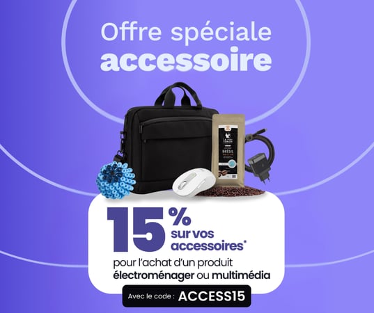 Accessoires, offres spéciale, 15%