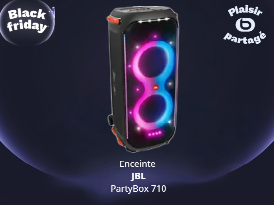 eceinte JBL 710 en promotion black friday boulanger chambery