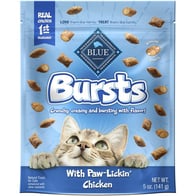 Blue Bursts - Crunchy, creamy, and bursting with flavor! - With Paw-Lickin' Chicken