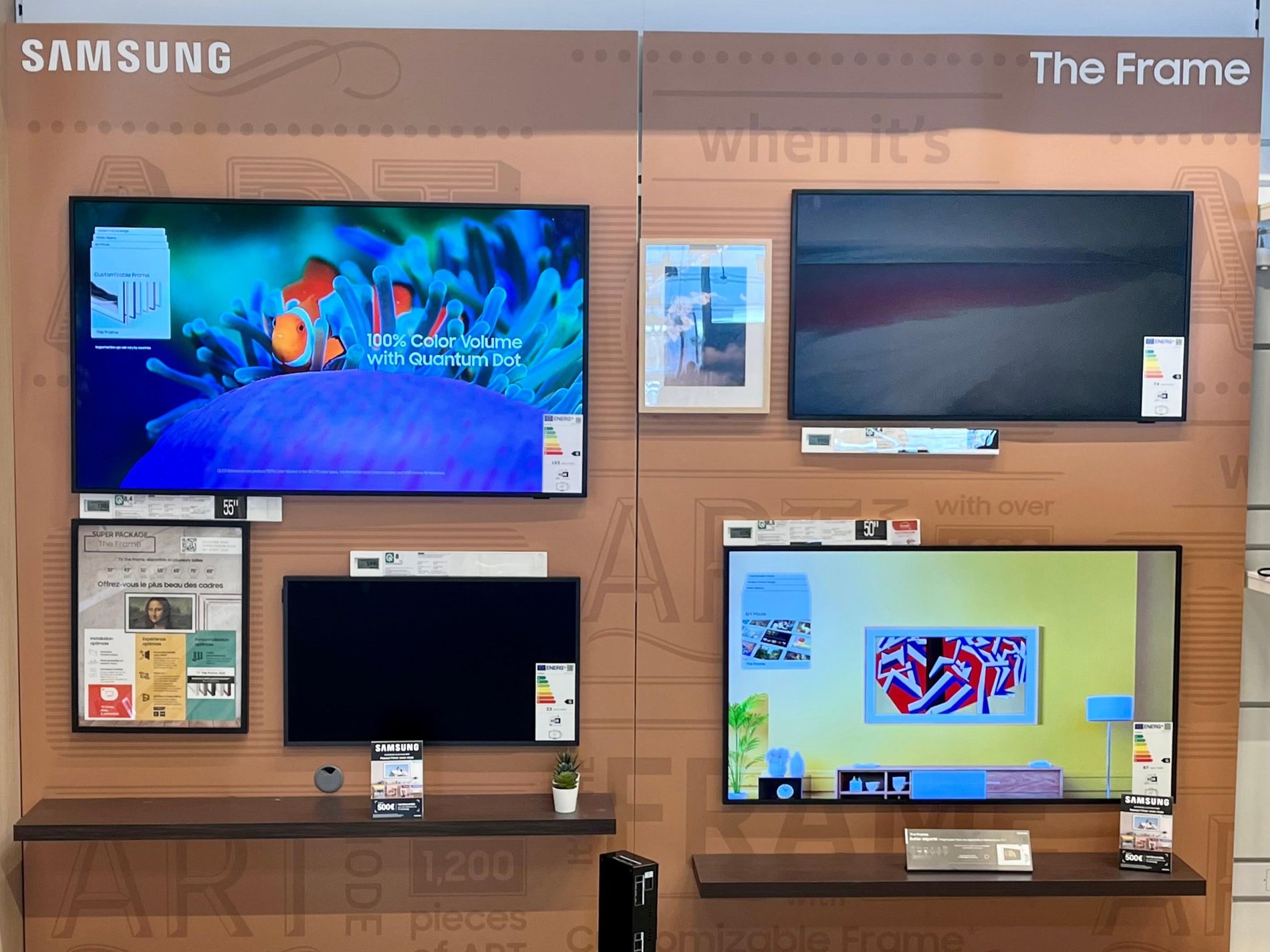 TV the frame Samsung dans votre magasin Boulanger Colmar
