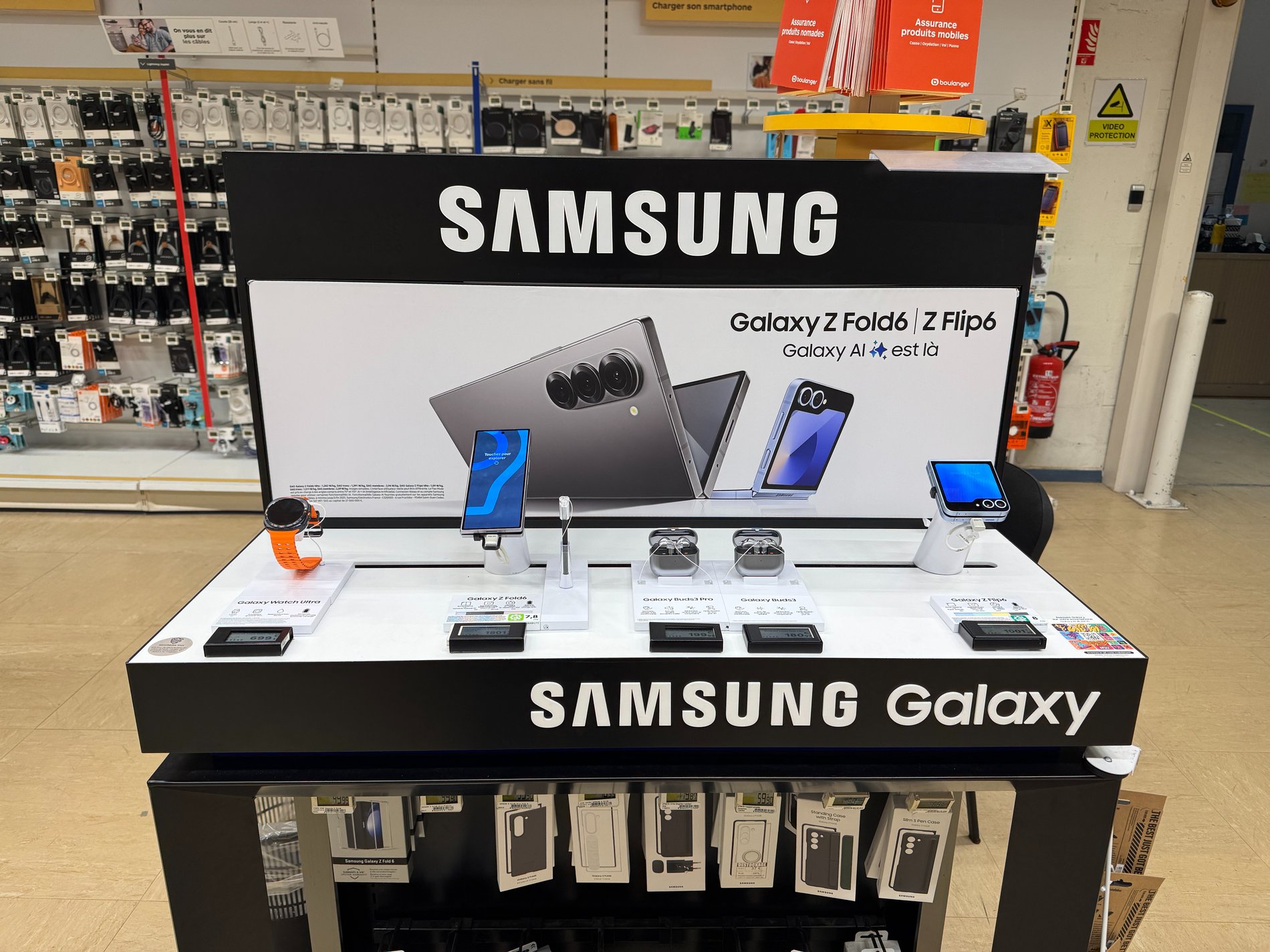Fold 6, Flip 6, galaxy watch, samsung, boulanger montevrain