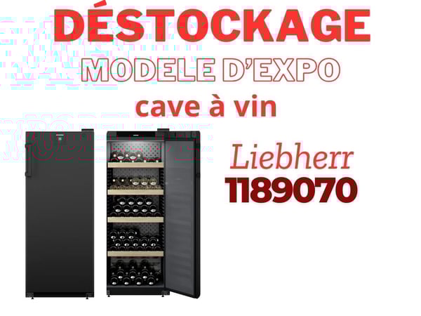 Déstockage de modèle d'expo de cave à vin dans votre magasin Boulanger Villefranche sur Saône