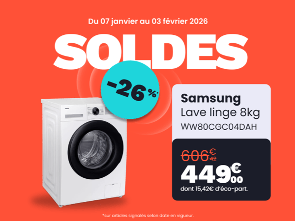 🔥 SOLDES LAVE-LINGE SAMSUNG – Machine à laver 8 kg à prix canon chez Boulange Thiais🔥