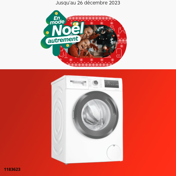 Lave linge hublot Bosch WAN2822SFR Serenity Serie 4 ActiveWater+