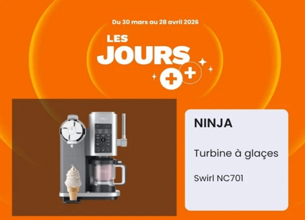 ✨ Transformez vos desserts en créations gourmandes avec la Ninja Creami Swirl NC701 chez Boulanger Nantes Paridis !