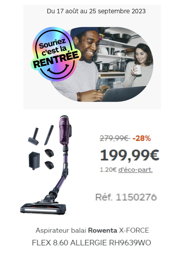 Retrouver notre sélection d'aspirateur balai dans votre magasin Boulanger Villefranche sur Saône