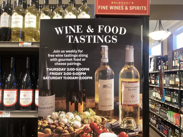 wine and food tastings join us for free wine tastings along with gourmet foods and cheese pairings Thursdays 3-5 Fridays 3-5 Saturdays 11-2
