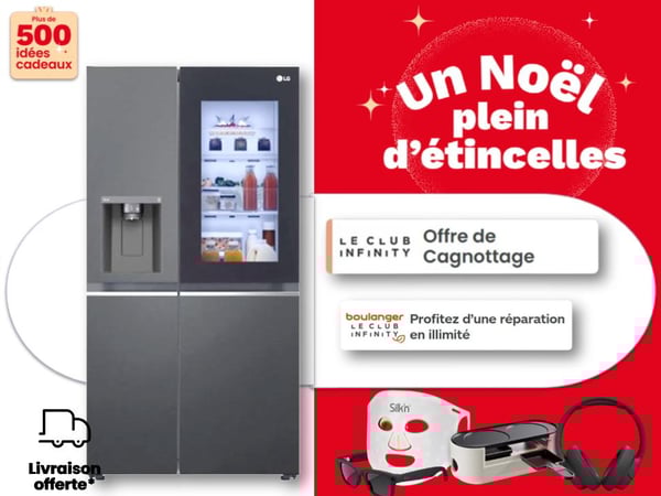 Profitez de ce Noel pour découvrir nos réfrigérateurs : fraîcheur optimale, design élégant et économies d’énergie garanties chez Boulanger Anglet