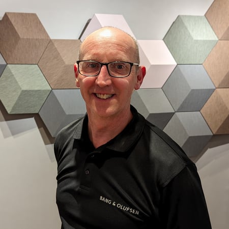 Simon joined us in 2020 and looks after our Custom Installation Partners and Business to Business Sales. He has experience from Plumbs in Warrington so is no stranger to Bang & Olufsen.