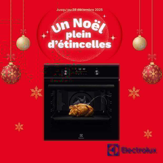 Four Pyro ELECTROLUX EOD6P67WH SteamBake chez Boulanger Vitrolles