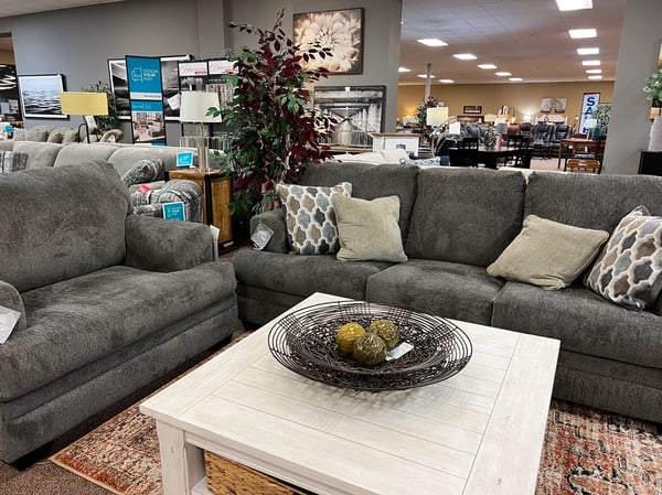 Crowes Sofa & Loveseat at Slumberland Furniture Store in Grand Rapids,  MN