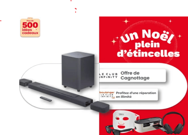🎄🔊 Transformez votre salon en cinéma de Noël avec les barres de son JBL ! Direction Boulanger Nantes Paridis ! 🍿✨