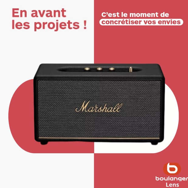 Enceinte résidentielle MARSHALL Stanmore III Noir