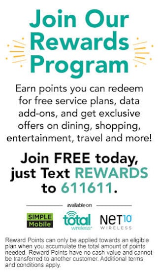 Join our rewards program!