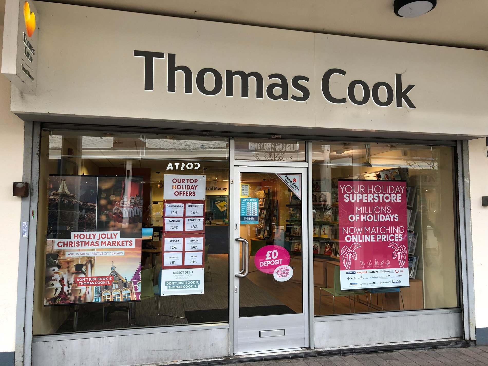 thomas cook travel uk