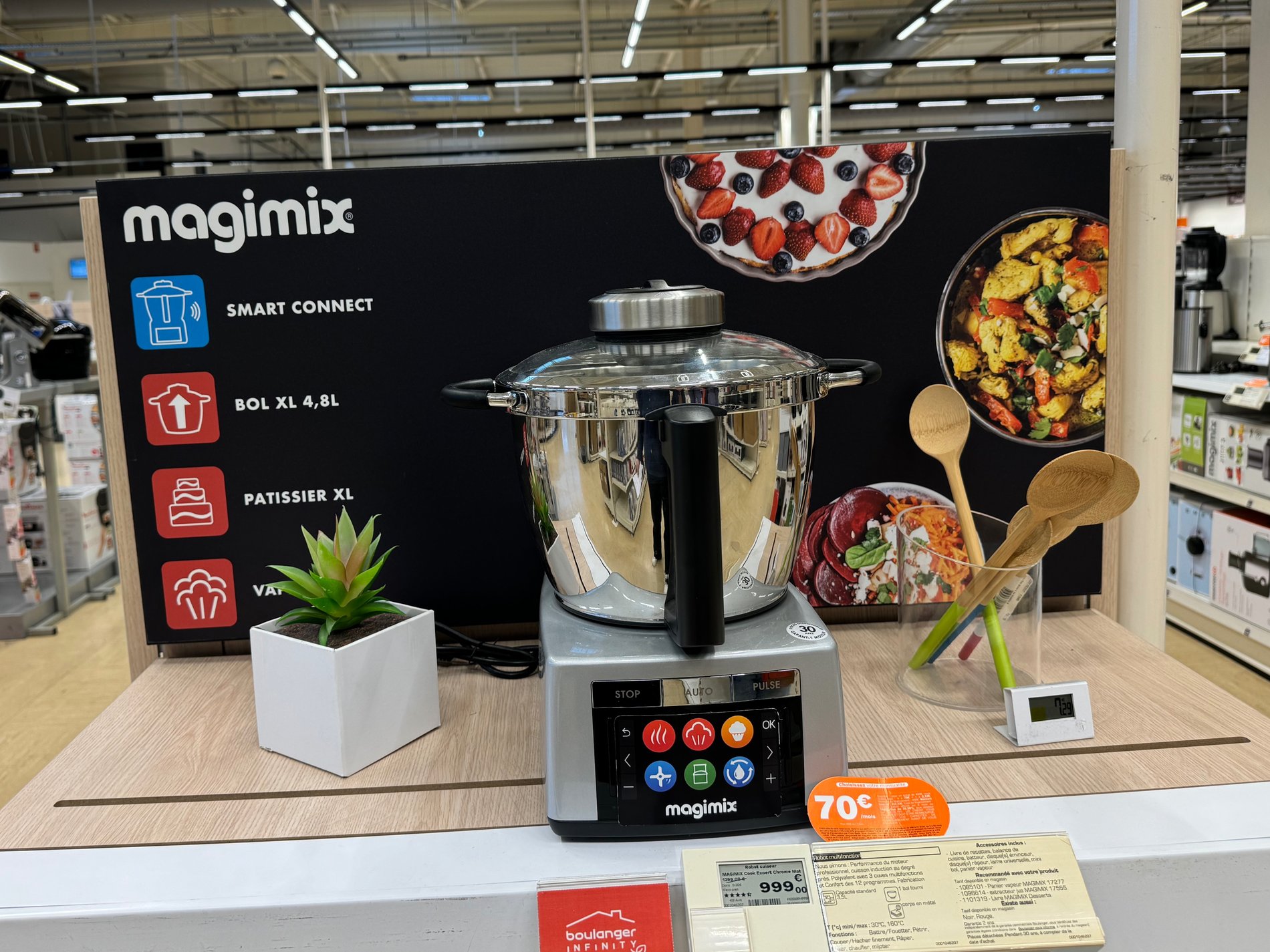 Cook expert Magimix dans votre magasin boulanger st Quentin fayet