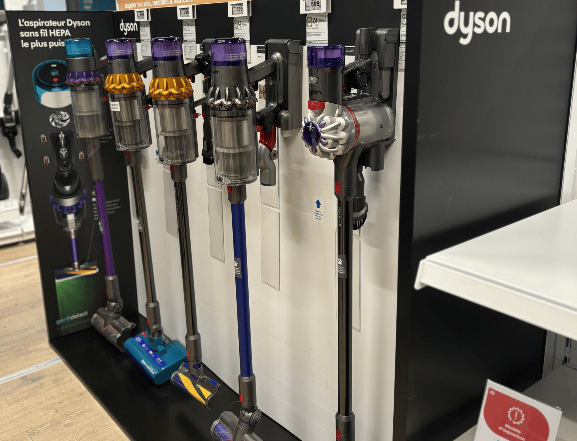 Aspirateur sans fil Dyson, Boulanger Lille