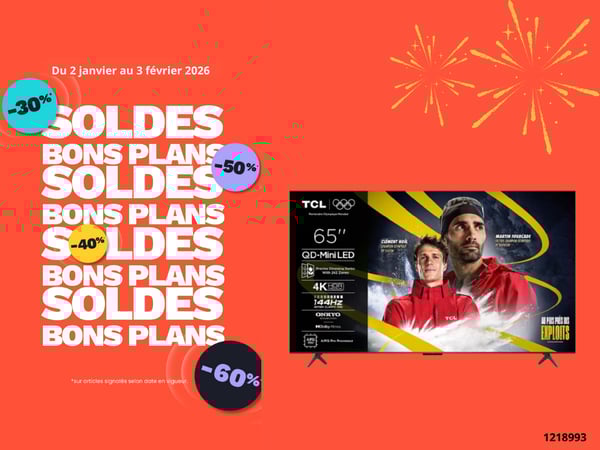 Les Soldes commencent au sein de votre magasin Boulanger Fléville.