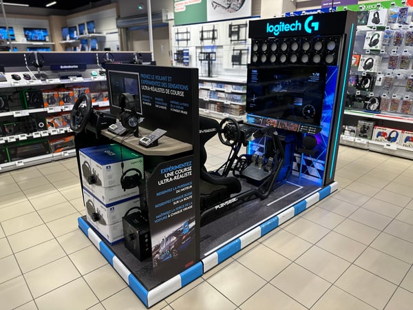 Le simulateur de course dans votre magasin Boulanger Fléville