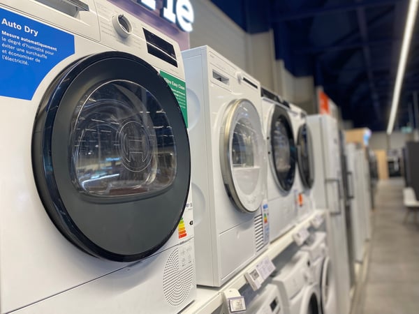 Espace électroménager, Lave linge, sèche linge, Magasin Boulanger Cannes-Mandelieu