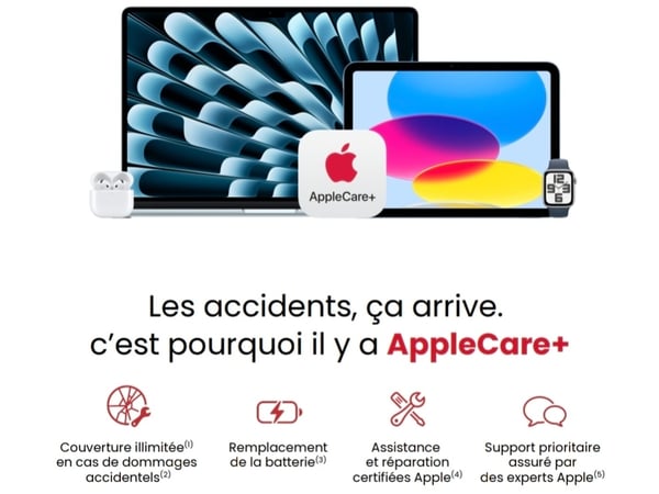 AppleCare+ : protégez vos appareils Apple en toute sérénité !