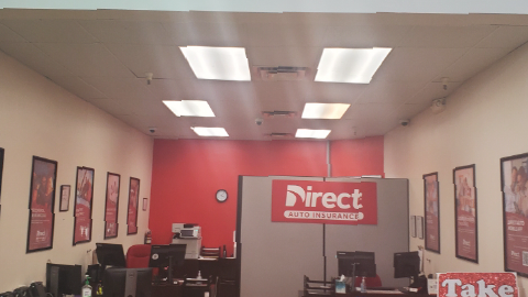 Direct Auto Insurance storefront located at  202 Park Plaza Drive, New Albany