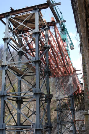 Ponte provvisorio sul torrente Ribellasca, Camedo - Ruprecht Ingegneria SA