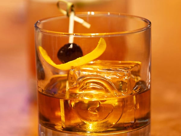 house old fashioned cocktail