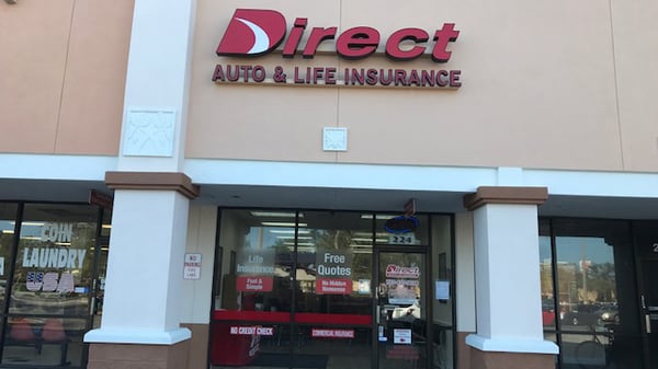 Direct Auto Insurance storefront located at  3665 E Bay Dr, Largo
