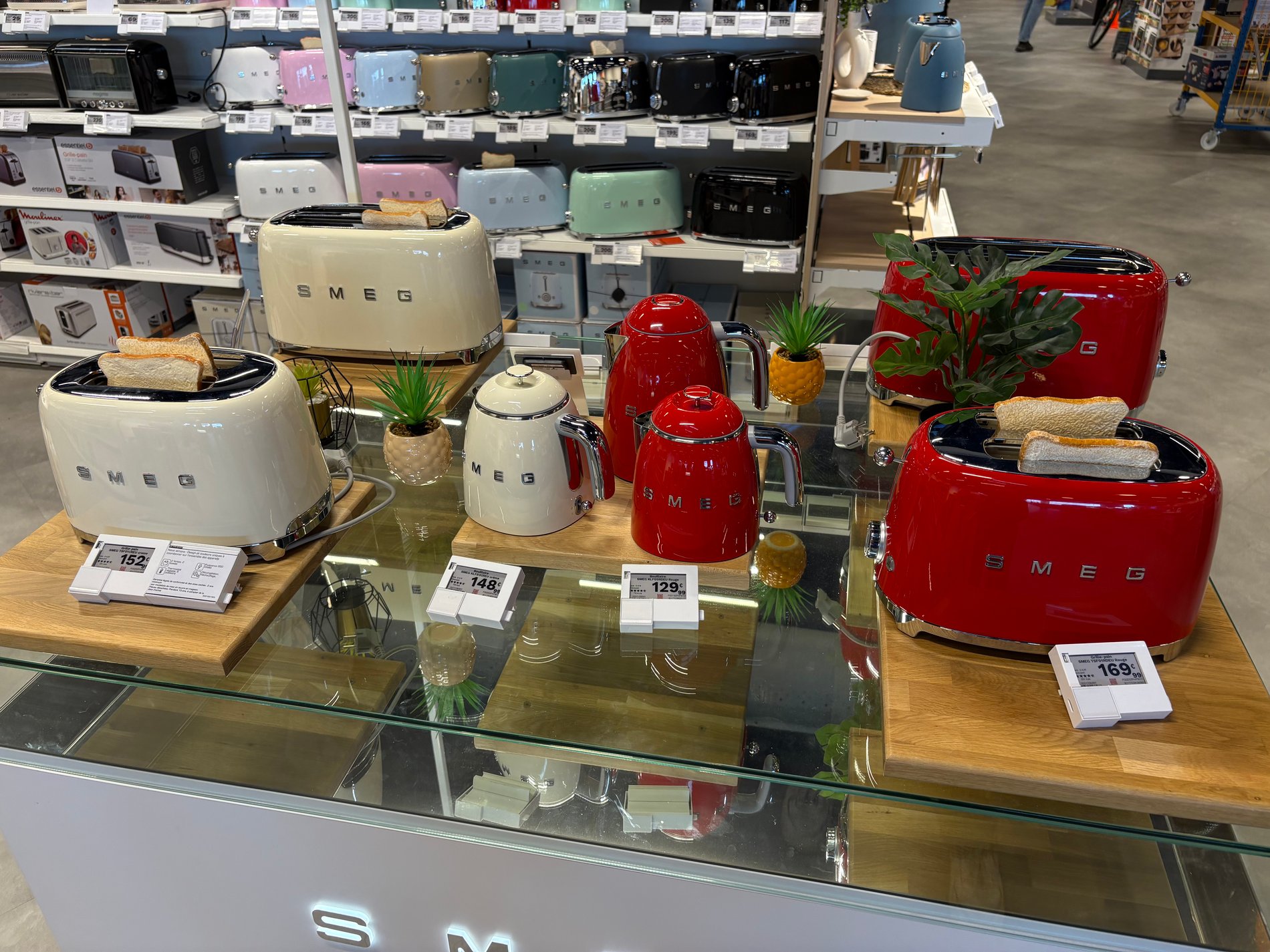 Table SMEG Rouge et blanc