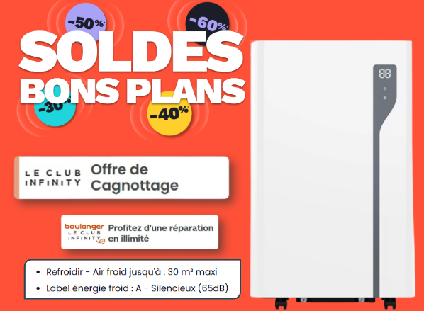 Vous souhaitez rester au frais chez vous cet été ?  Venez découvrir notre sélection de climatiseurs mobiles au magasin Boulanger de Fenouillet. Nous proposons notamment un modèle Essentiel b idéal pour rafraîchir une pièce allant jusqu'à 30 m².