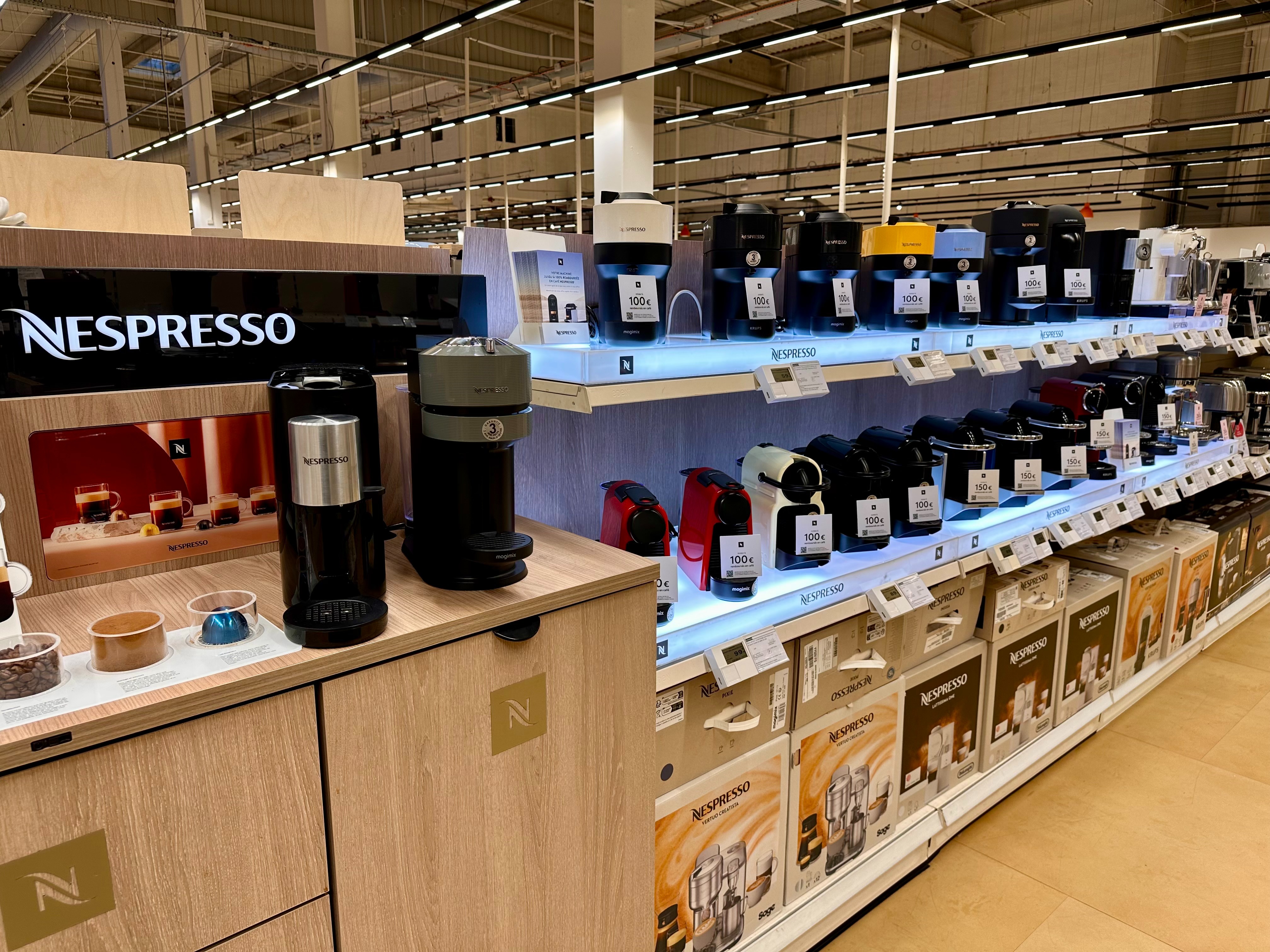 Rayon Nespresso dans votre magasin Boulanger Sarcelles