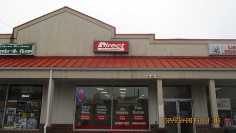 Direct Auto Insurance storefront located at  418 Highway 46 S, Dickson