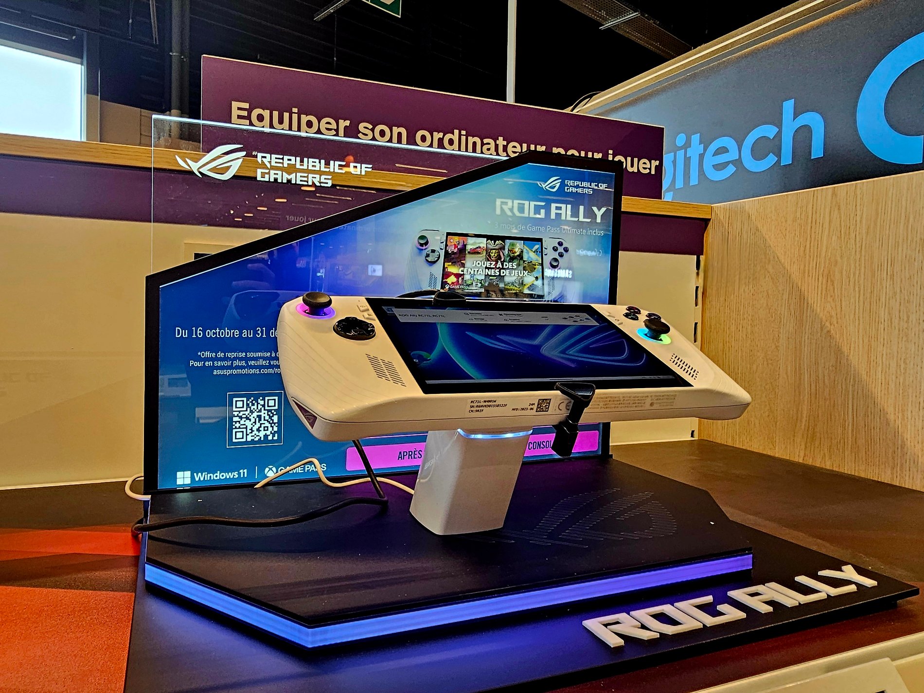 Asus Rog gamer Boulanger Tourville la rivière Rouen