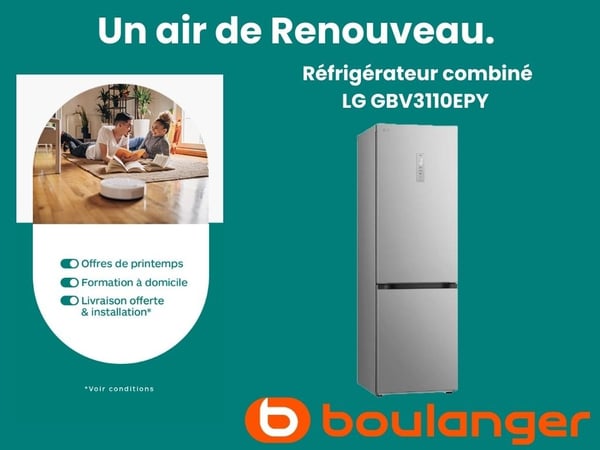 réfrigérateur LG Boulanger Saint Etienne - Villars