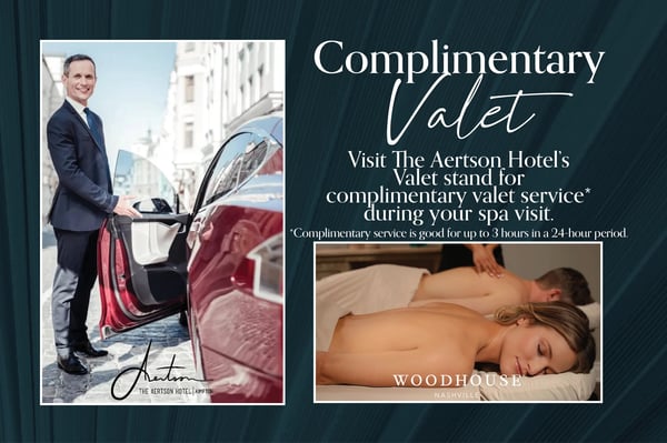 Complimentary Valet at the Kimpton Aertson Hotel, Nashville