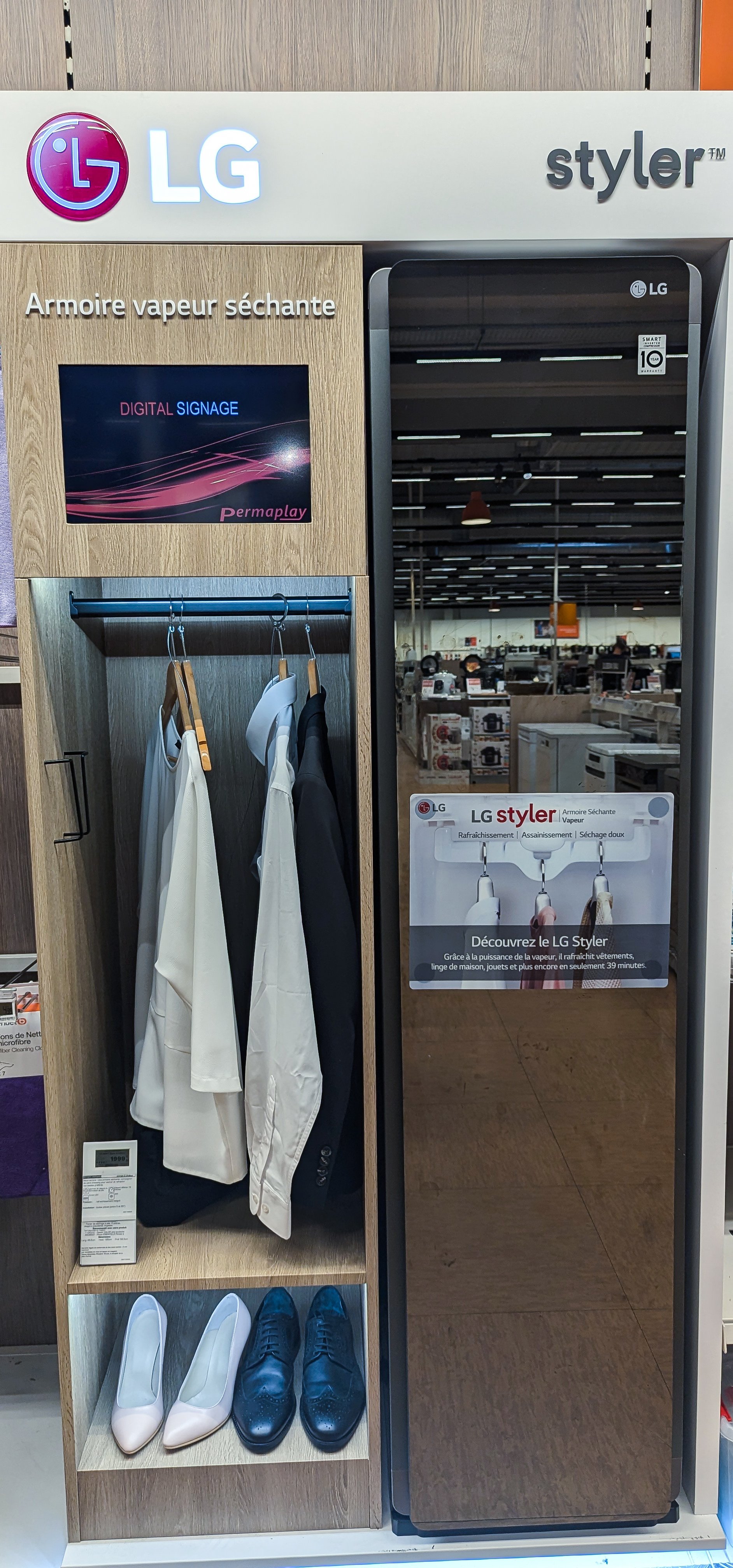 LG styler au magasin Boulanger Mâcon