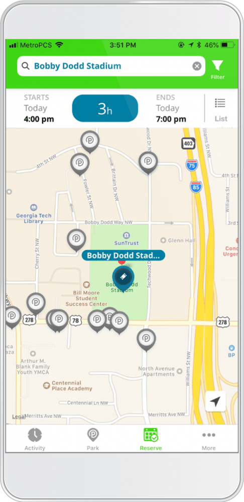 Park with Ease at Bobby Dodd Stadium – Home of the Yellow Jackets - ParkMobile