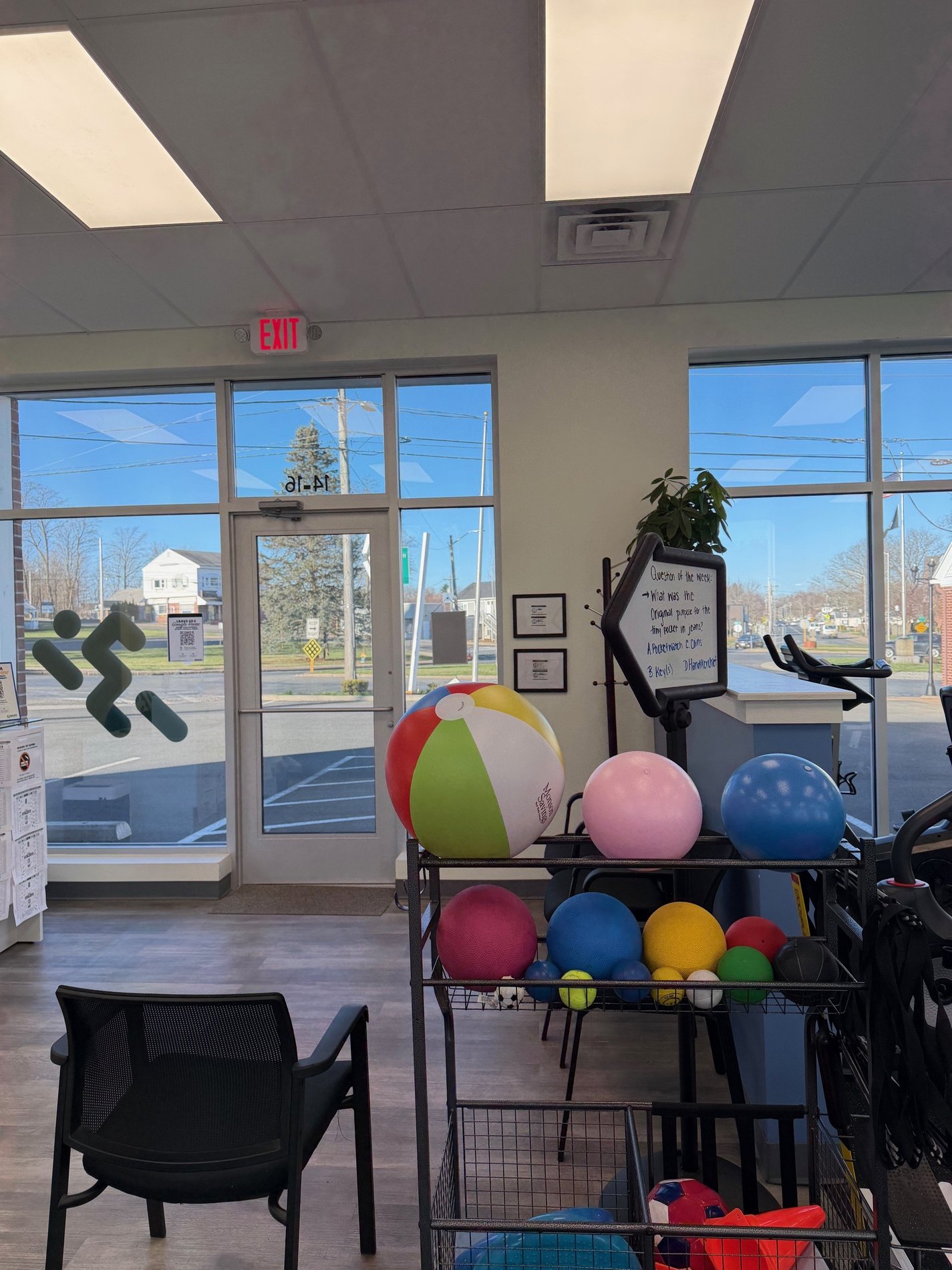 MVPT Physical Therapy East Longmeadow MA patient care area with equipment