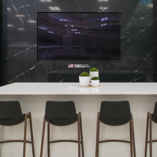 Cambria Showroom at NFM - Des Moines island