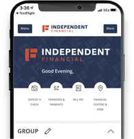 Independent Financial Download App Photo