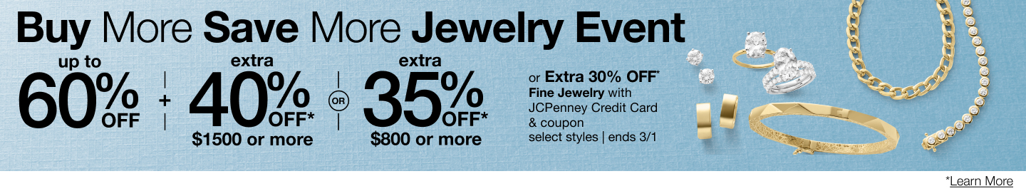 Buy More Save More on Jewelry at JCPenney!