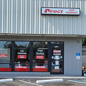 Direct Auto Insurance storefront located at  4465 Lafayette Street, Marianna