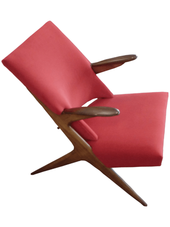 Kundenauftrag roter Sessel