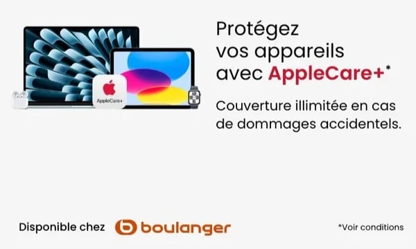 Apple Care+ maintenant disponible chez Boulanger Aubière !