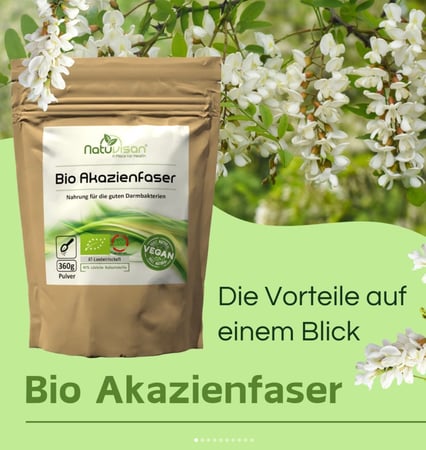 Natuvisan Bio Akazienfaser 360g