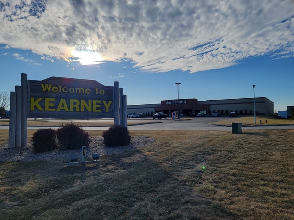 Slumberland Furniture Store in Kearney,  NE - Wide Angle Storefront