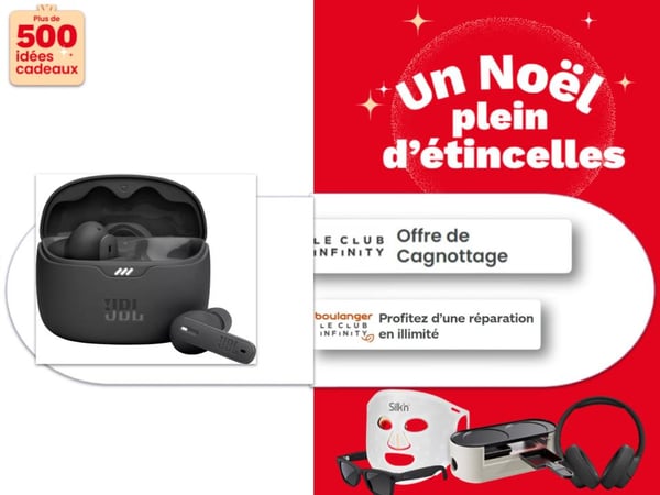 Quel écouteur est fait pour vous ? Découvrez nos ecouteurs JBL, vous trouverez toutes nos idées cadeaux de Noël sur l'ensemble de nos écouteurs chez Boulanger Bordeaux Mérignac